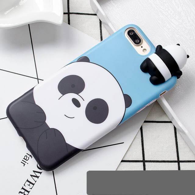 3D Bear Cartoon Soft Silicon Iphone Cases - Image 4