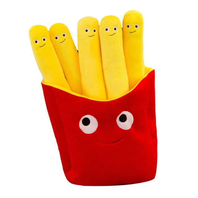 3D Burger Fries Plush Toy Pillow - Image 6