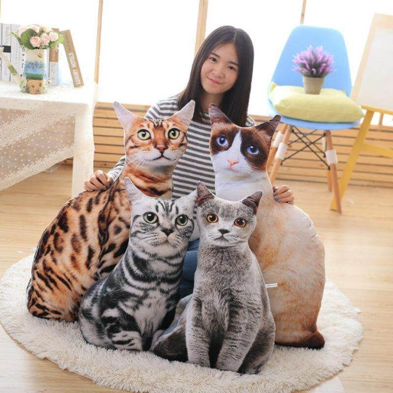 3D Cartoon Cute Cat Pillows - Image 6