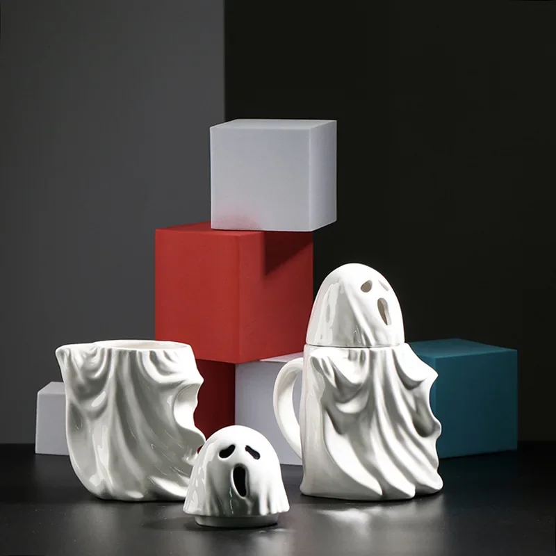 3D Ceramic Spooky Ghost Mug - Image 3
