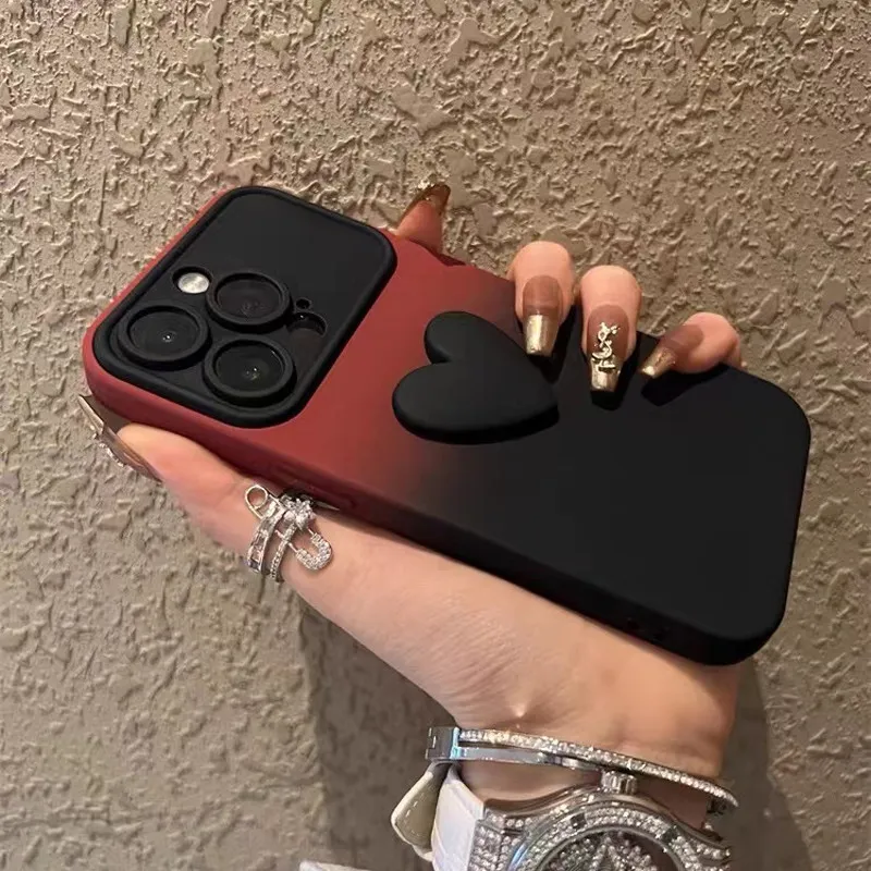 3D Cute Heart Phone Case - Image 2