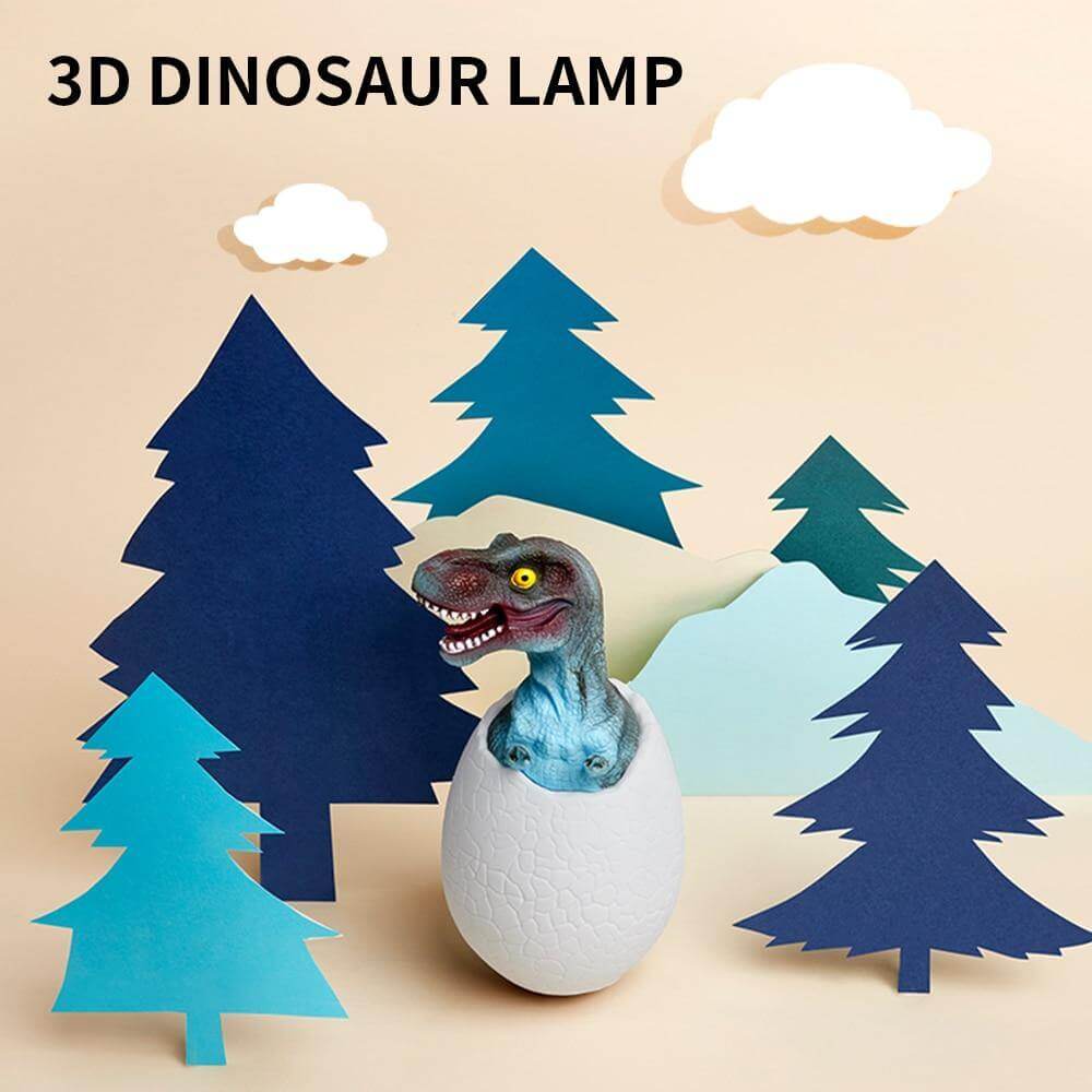 3D Dinosaur Egg Remote Control Colorful Bedside Light - Image 10