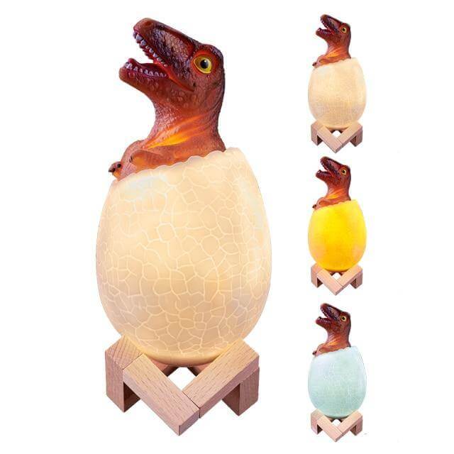 3D Dinosaur Egg Remote Control Colorful Bedside Light - Image 16