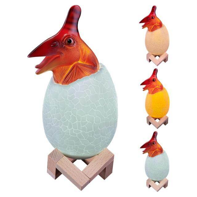 3D Dinosaur Egg Remote Control Colorful Bedside Light - Image 17