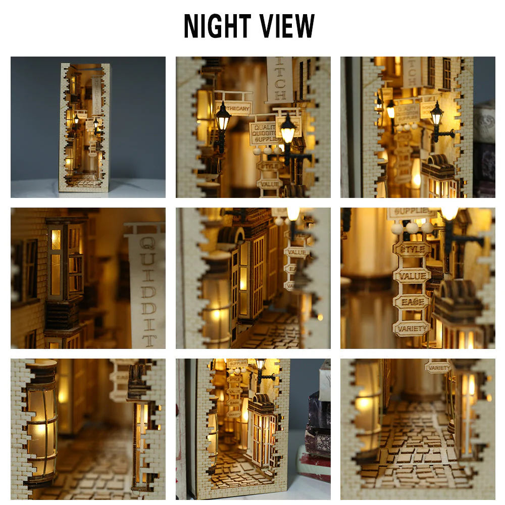 3D DIY Japanese Style Street Bookcase - Image 4