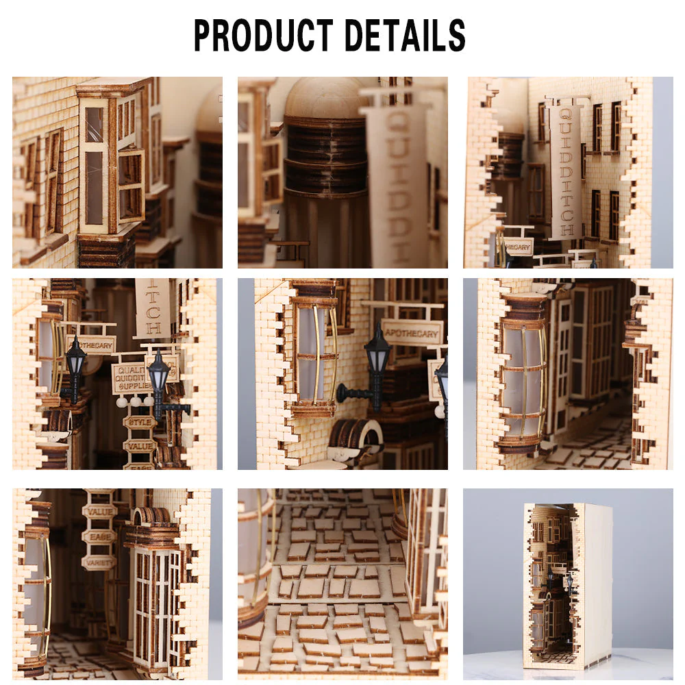 3D DIY Japanese Style Street Bookcase - Image 6