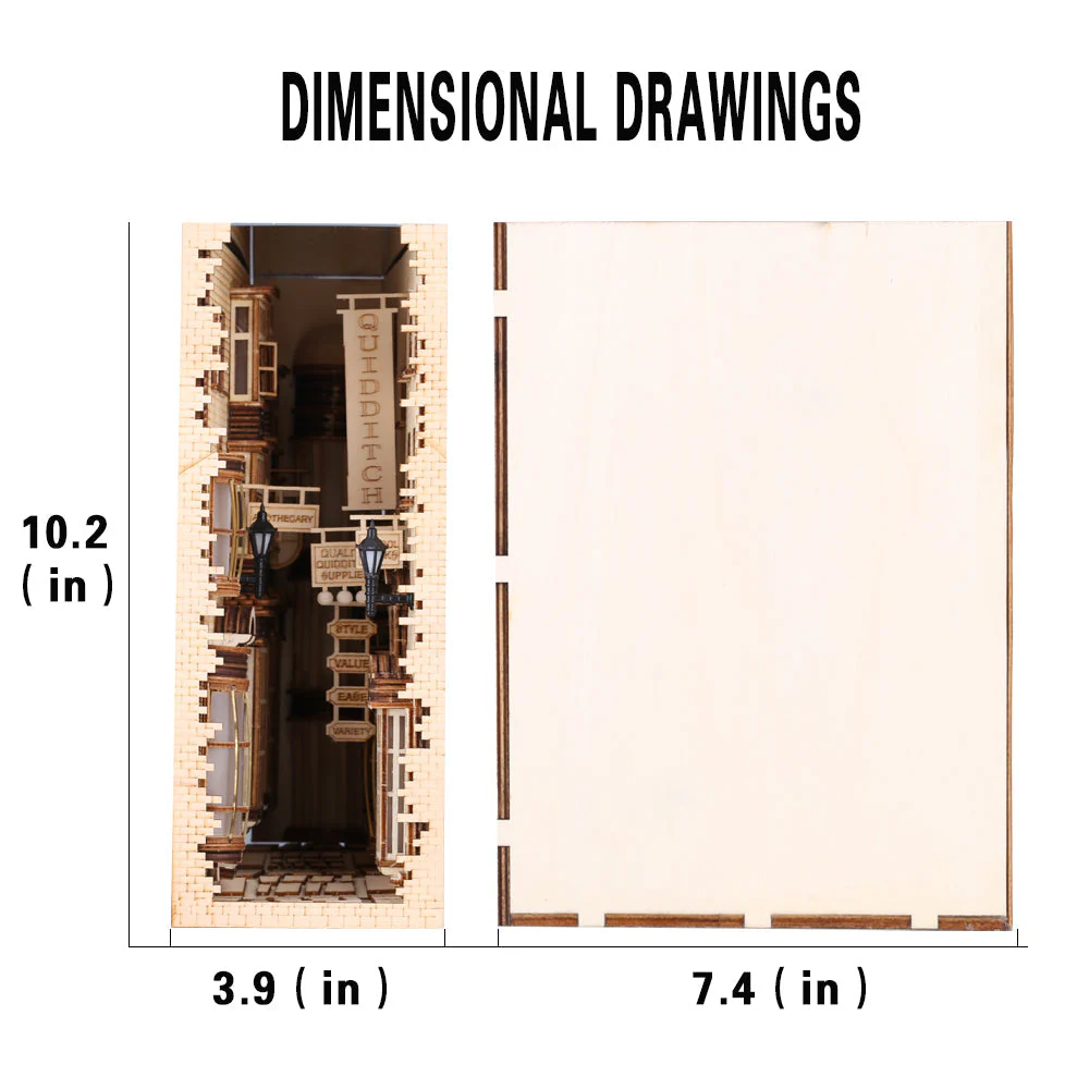3D DIY Japanese Style Street Bookcase - Image 7