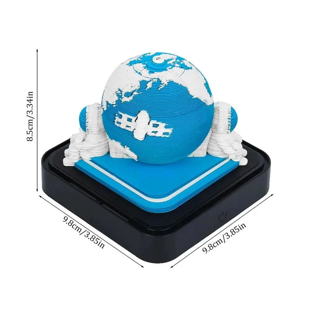 3D Earth Wanderer Calendar Memo Pad - Image 6