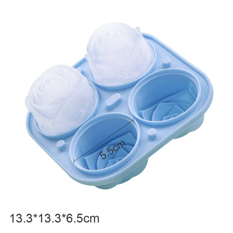 3D Elegant Large Rose Ice Molds - Image 8