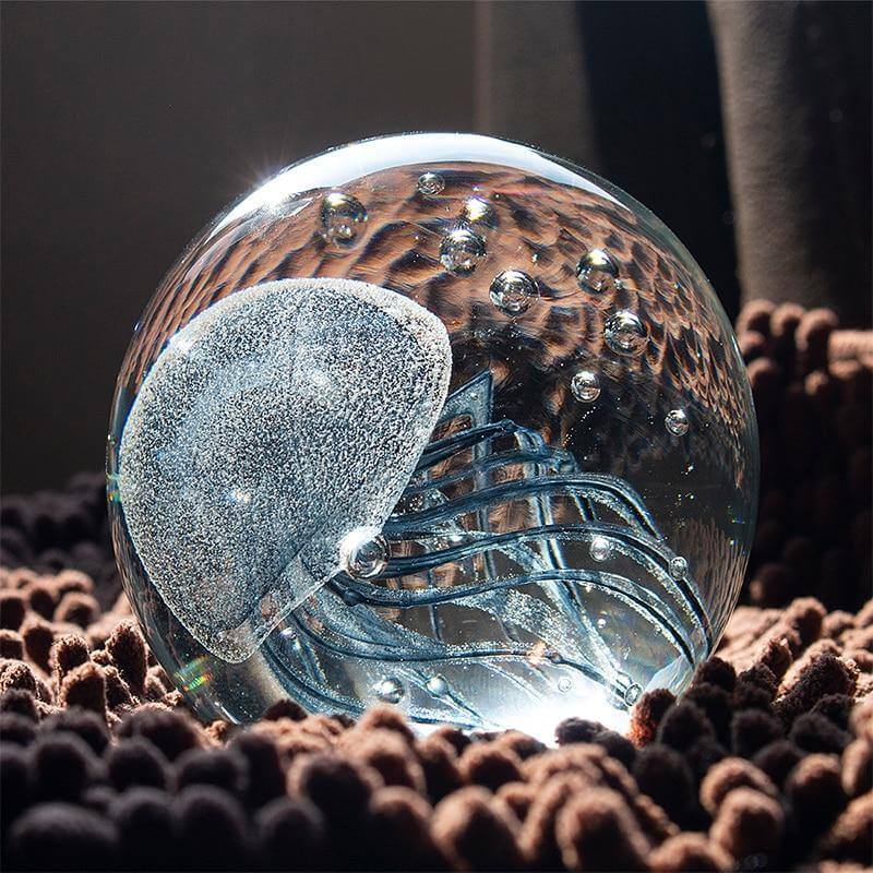 3D Glowing Jellyfish Sculpture Ornament - Image 3