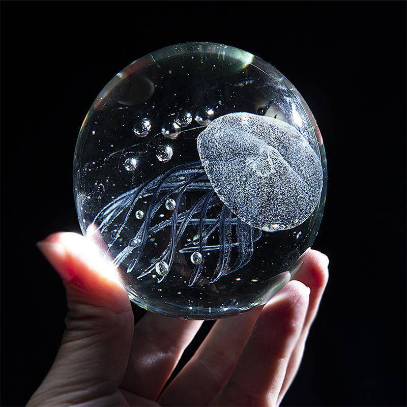 3D Glowing Jellyfish Sculpture Ornament - Image 4