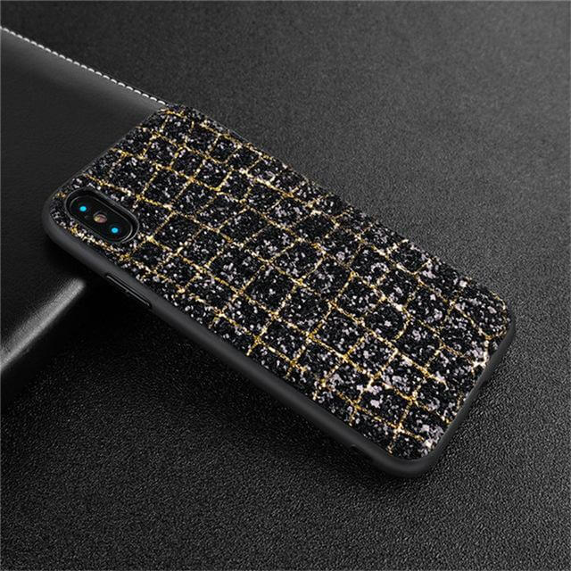 3D Grid Scales Soft Silicone Back Cover For iPhone Models - Image 3