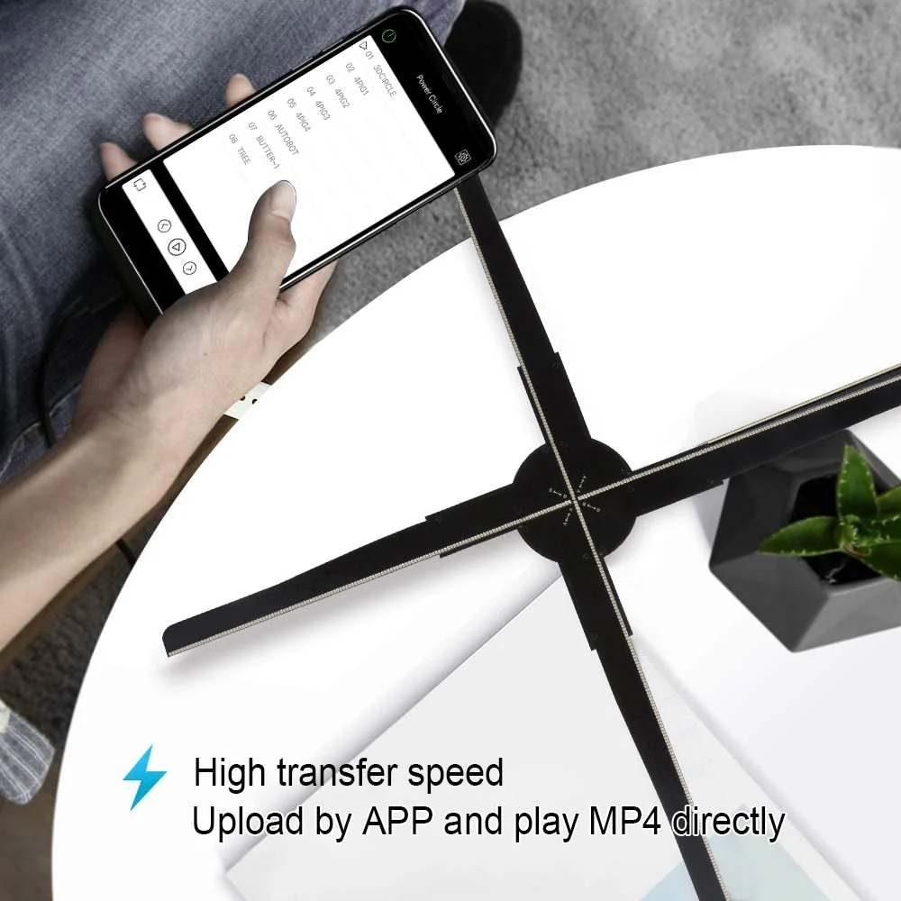 3D Holographic Wifi Projector Fan - Image 4