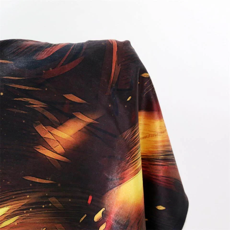 3d Ice and Fire Wearable Hooded Blanket - Image 3
