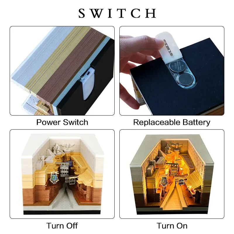 3D Illuminated Memo Pad - Image 3