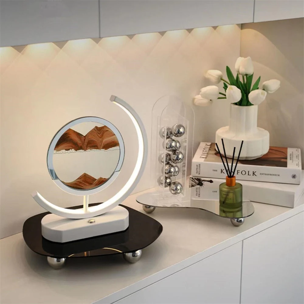 3D LED Flowing Sand Art Table Lamp - Image 2