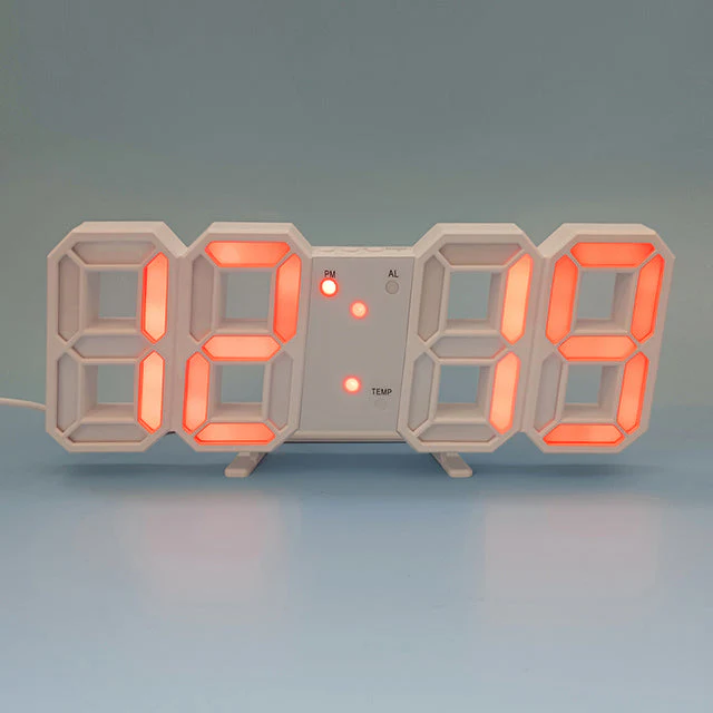 3D LED Modern Digital Alarm Wall Clock - Image 12