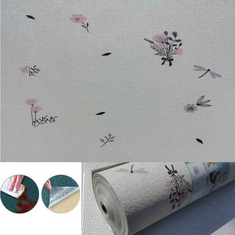 3D Linen Self-Adhesive Waterproof Wall Sticker - Image 18
