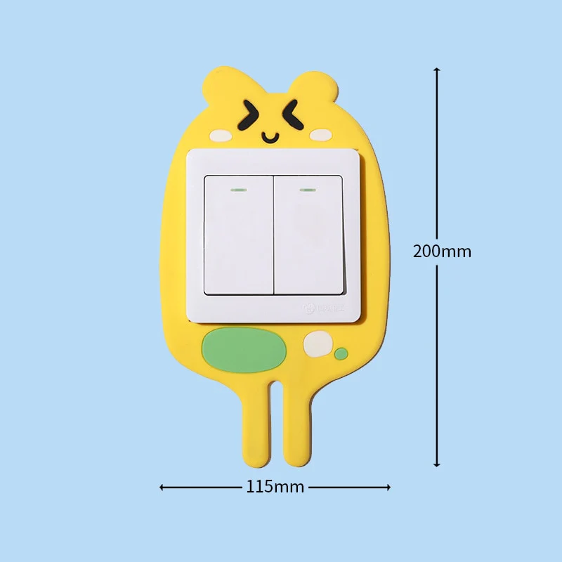 3D Luminous Cartoon Hook Outlet Sticker - Image 10