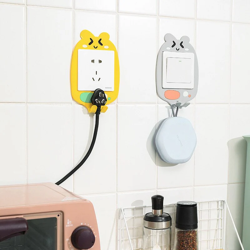 3D Luminous Cartoon Hook Outlet Sticker - Image 4