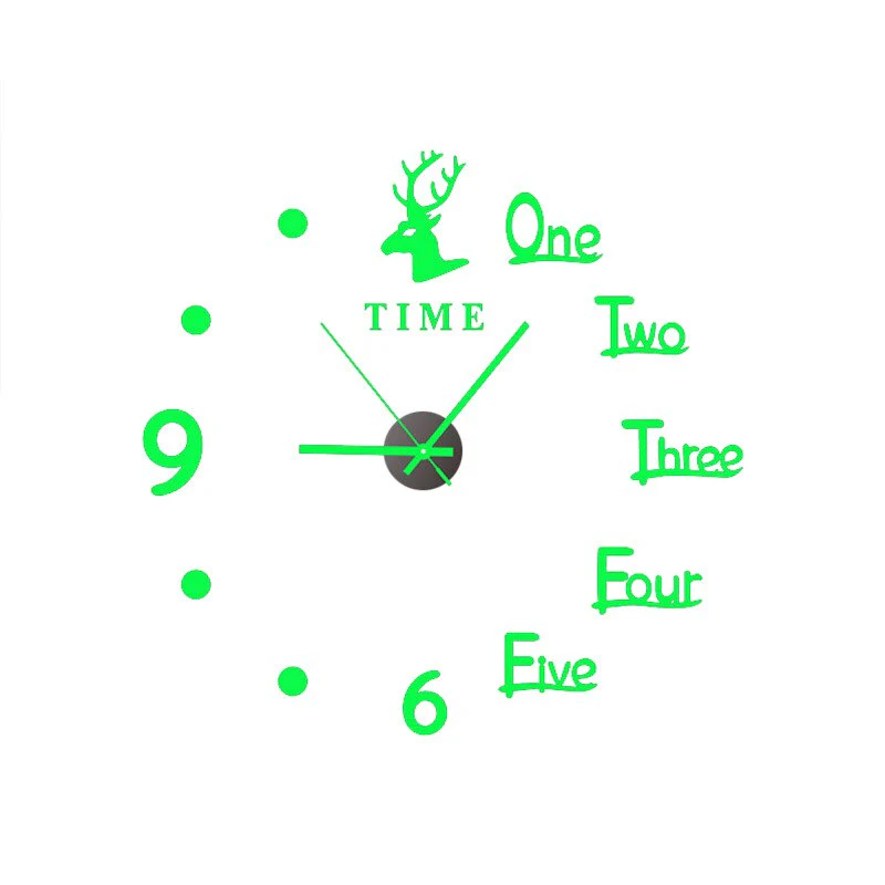 3D Luminous Silent Wall Clock - Image 14