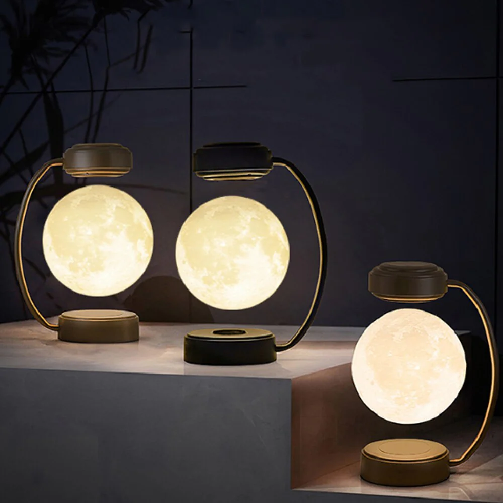 3D Magnetic Levitating Moon Night Lamp - Image 3