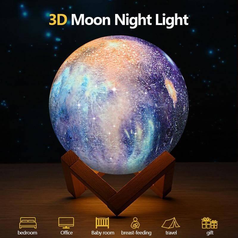 3D Moon Night Lamp - Image 4
