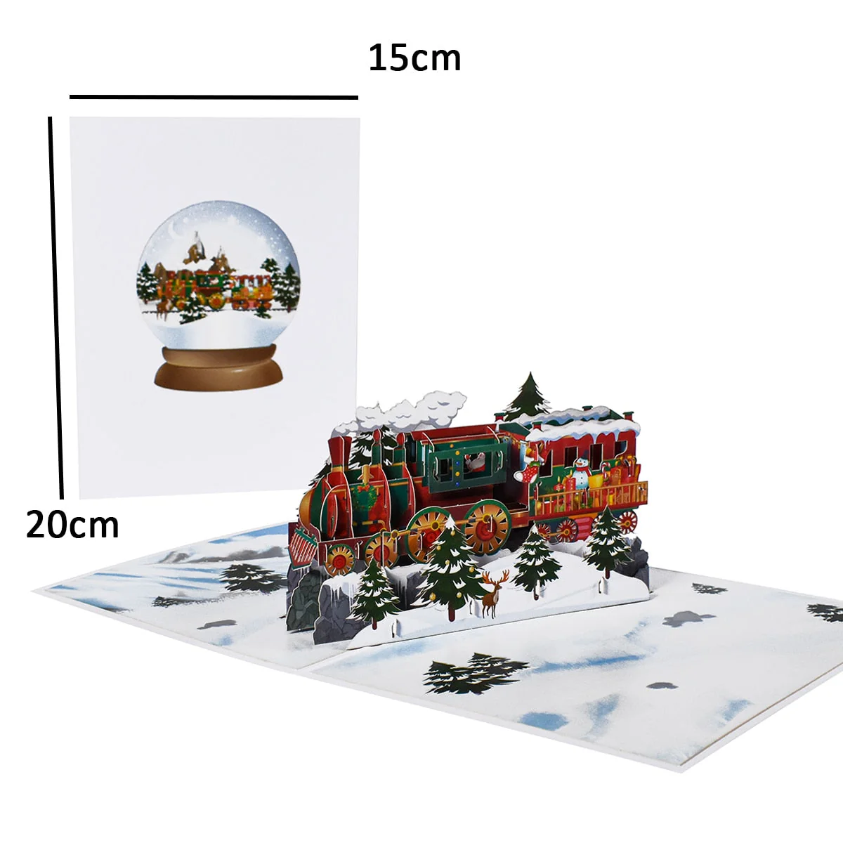 3D Pop-Up Cheerful Christmas Gift Cards - Image 10