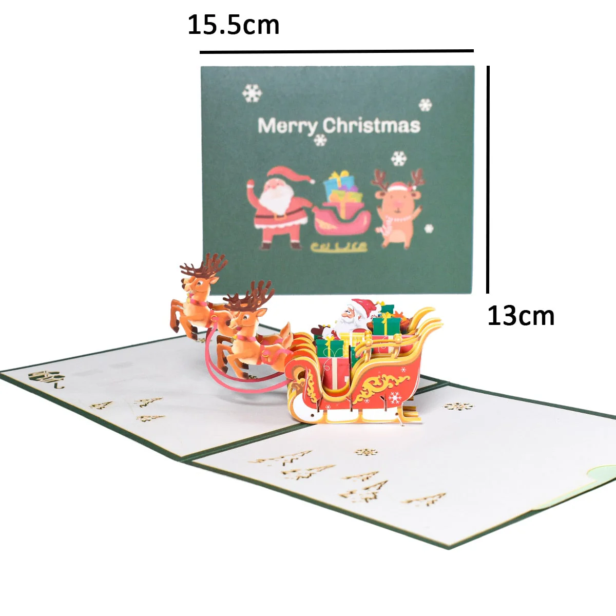 3D Pop-Up Cheerful Christmas Gift Cards - Image 14