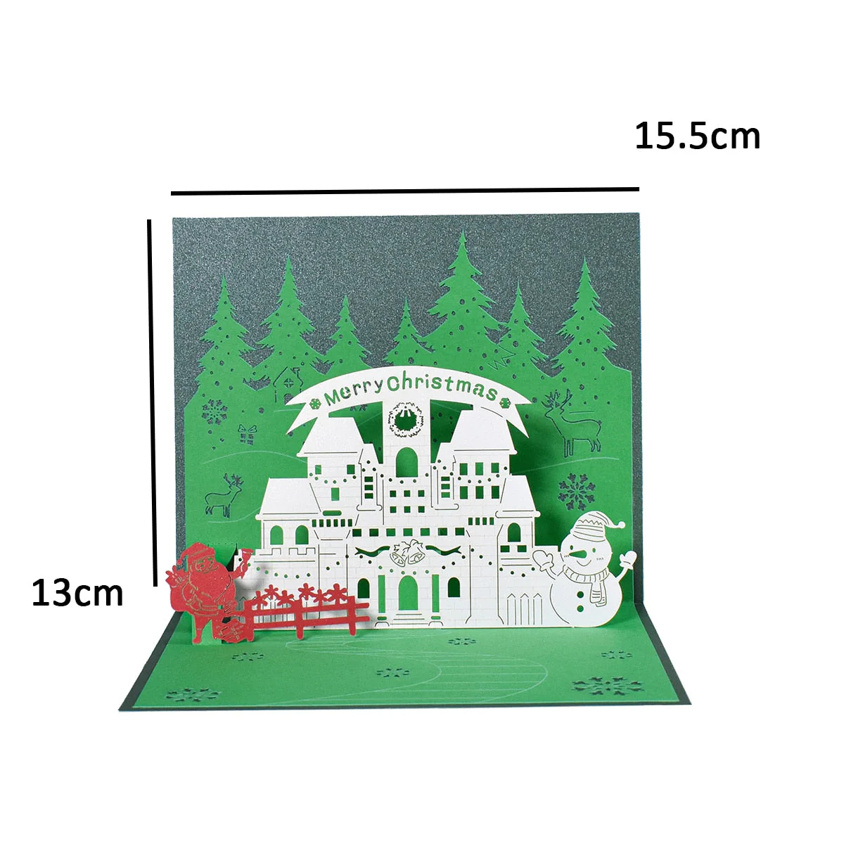 3D Pop-Up Cheerful Christmas Gift Cards - Image 17