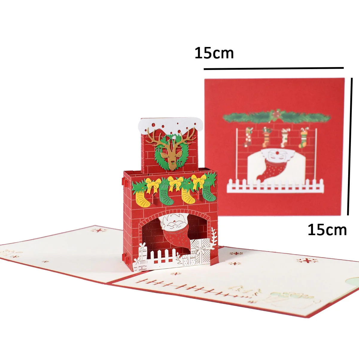 3D Pop-Up Cheerful Christmas Gift Cards - Image 7