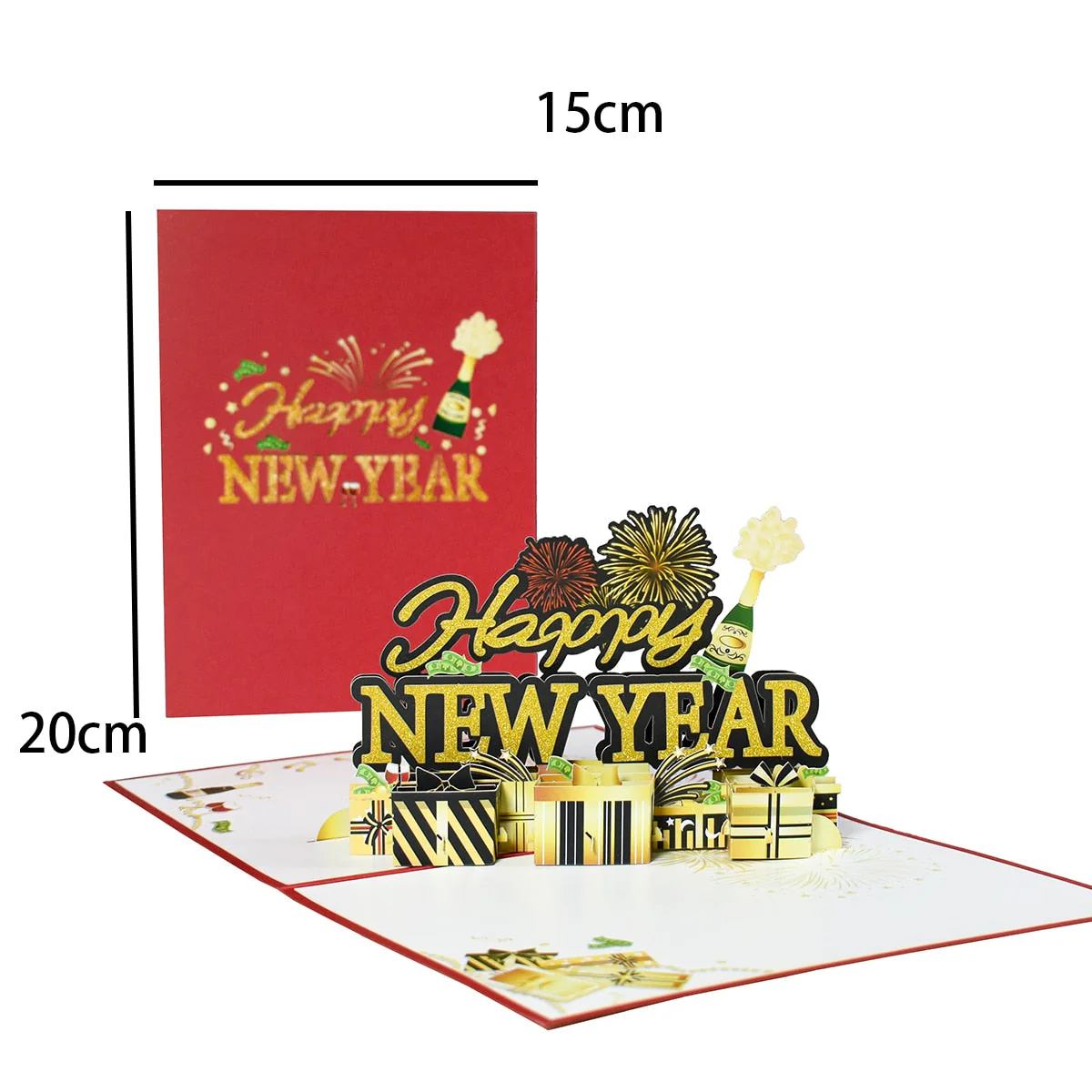 3D Pop-Up Cheerful Christmas Gift Cards - Image 8