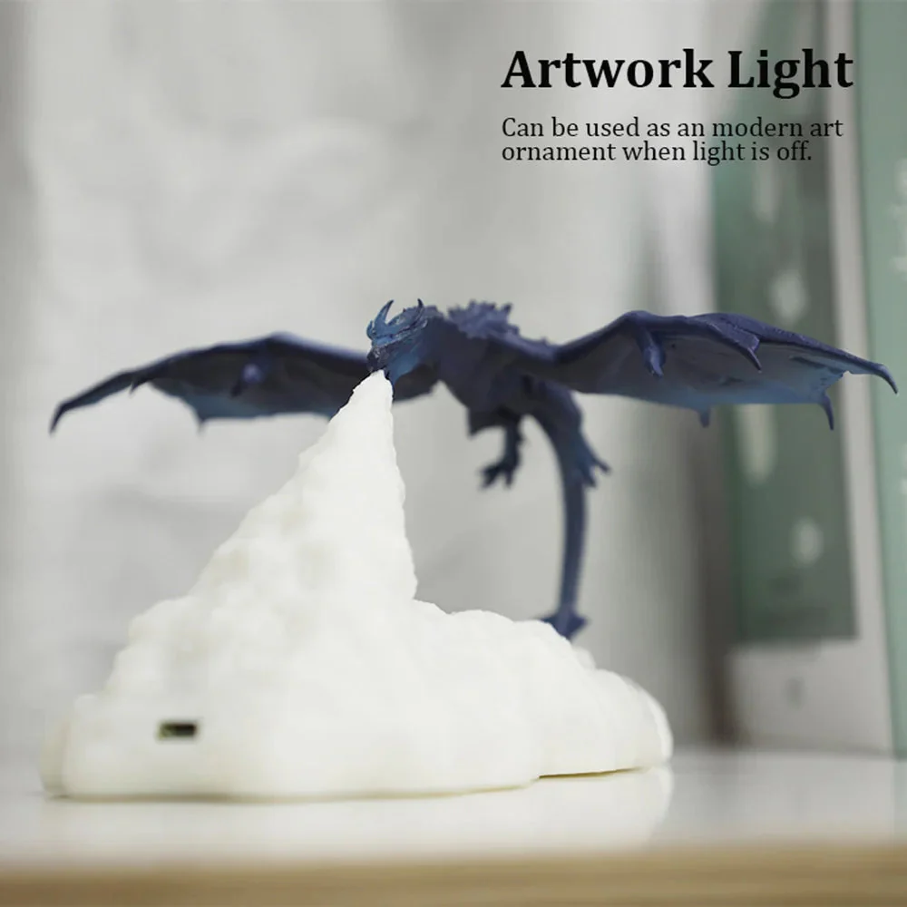 3D Print LED Fire Dragon Night Lamp - Image 6