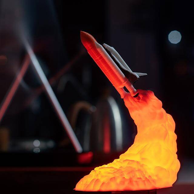 3D Print Space Shuttle Night Lamp - Image 2