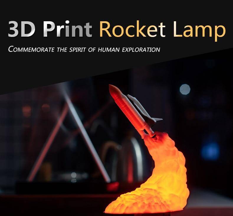 3D Print Space Shuttle Night Lamp - Image 4
