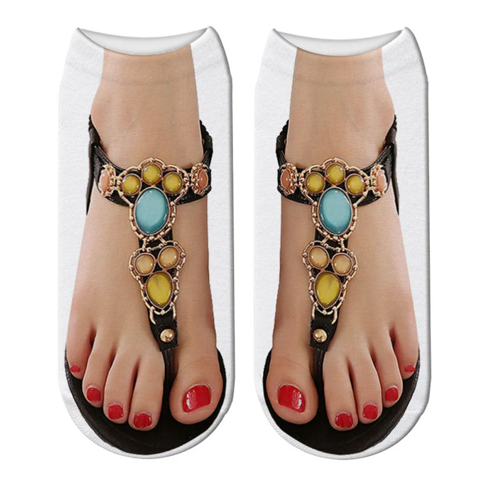 3D Printed Funny Creative Ankle Socks - Image 5