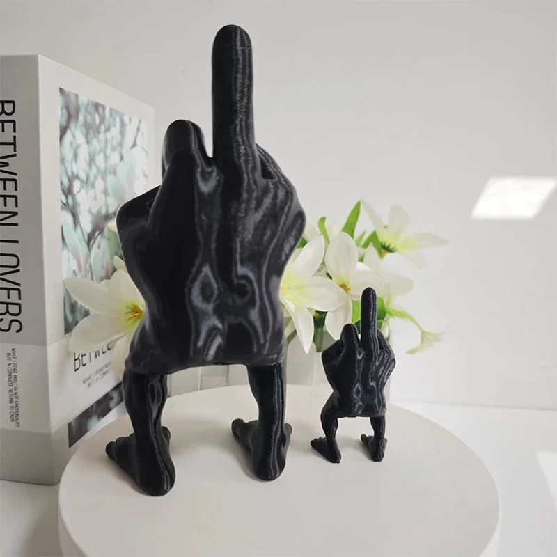 3D Printed Middle Finger Funny Decor - Image 4