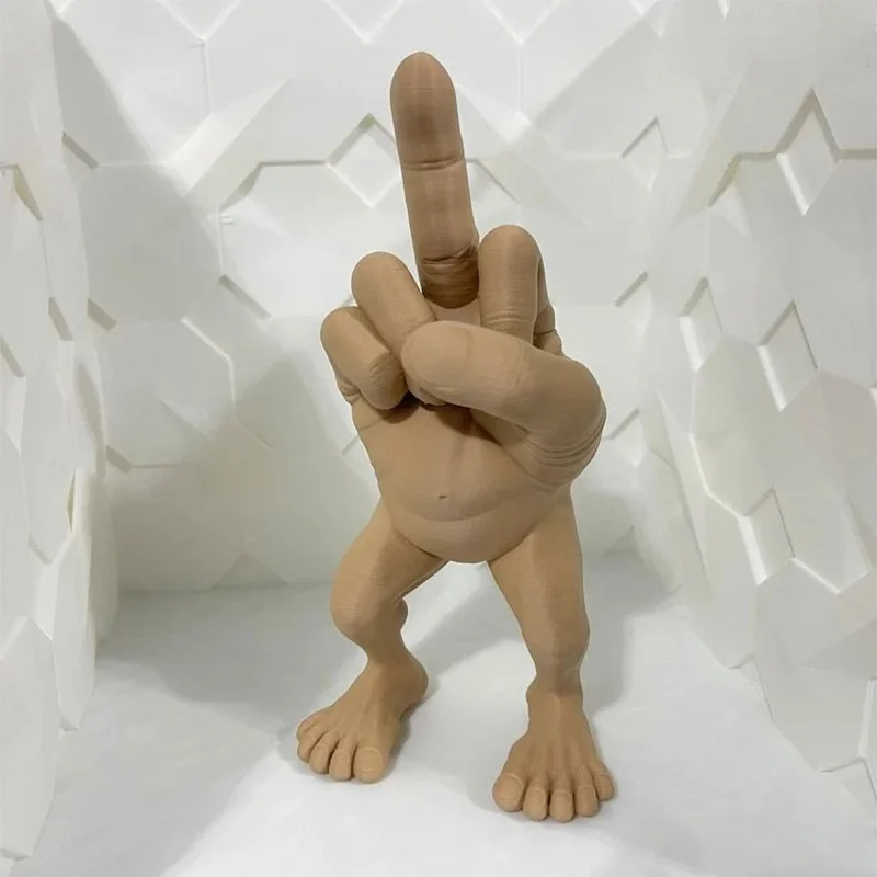 3D Printed Middle Finger Funny Decor - Image 9