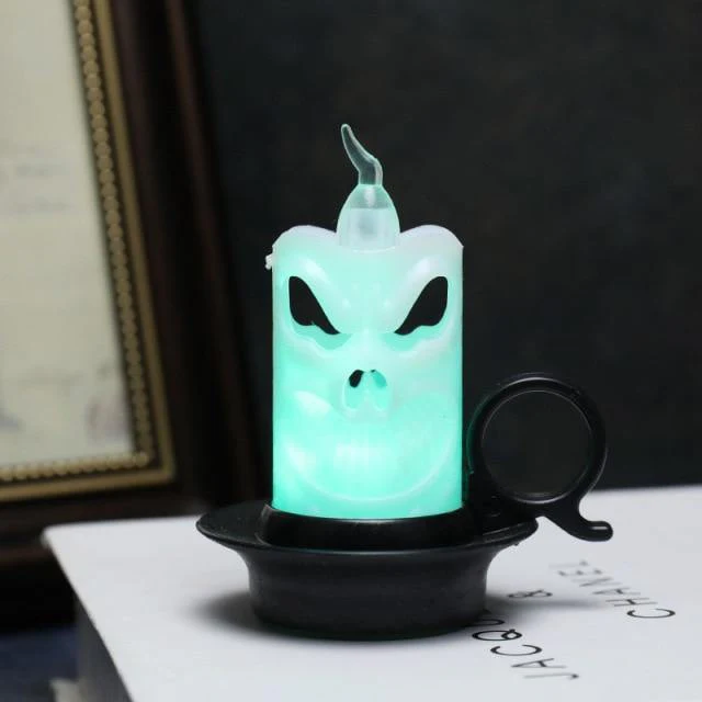 3D Pumpkin Skeleton Halloween Candle Lights - Image 11