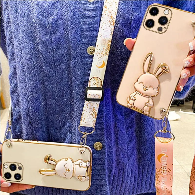 3D Rabbit Ear iPhone Holder Case - Image 4