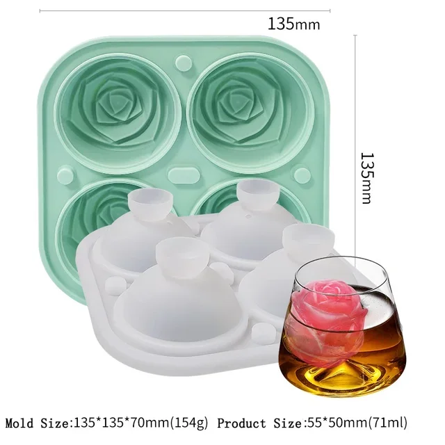 3D Rose Ice Cube Trays - Image 10