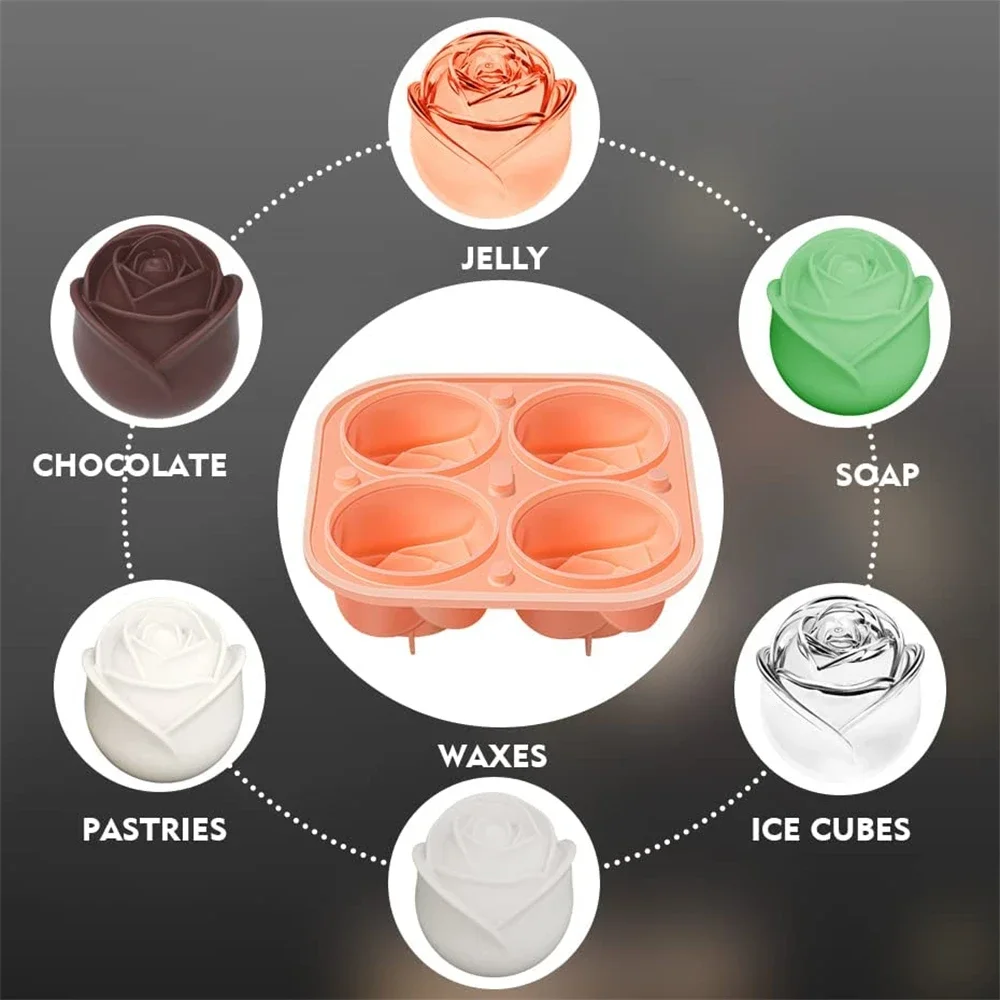 3D Rose Ice Cube Trays - Image 8