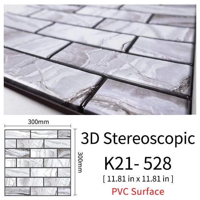 3D Self-Adhesive Cobblestone Wall Stickers - Image 27