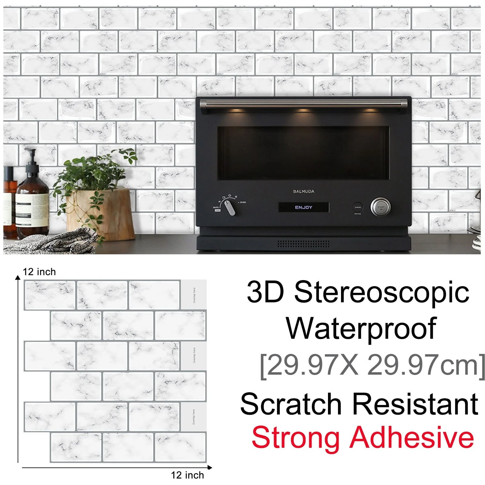 3D Self-Adhesive Hexagonal Wall Stickers - Image 3