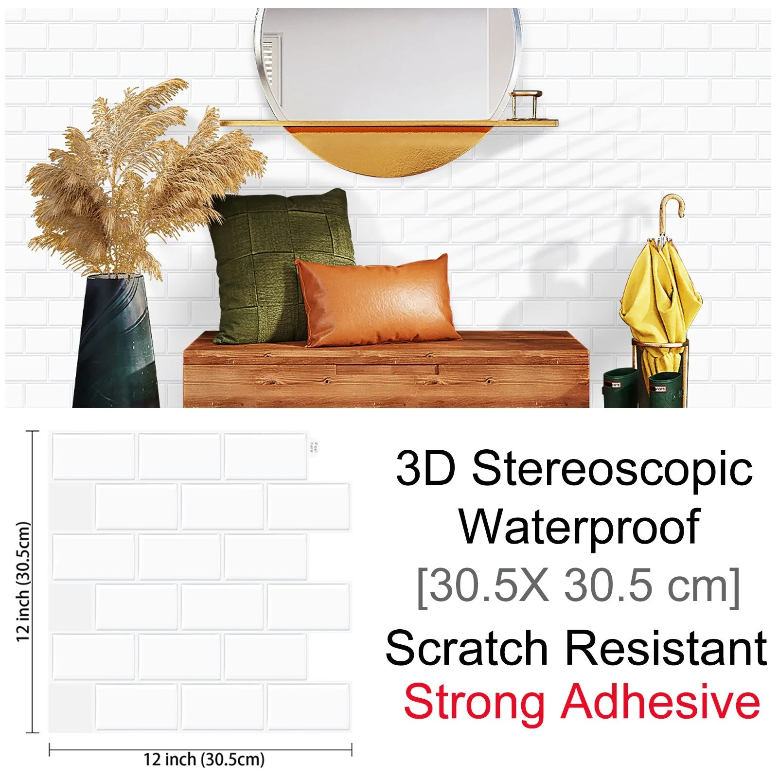 3D Self-Adhesive Hexagonal Wall Stickers - Image 5