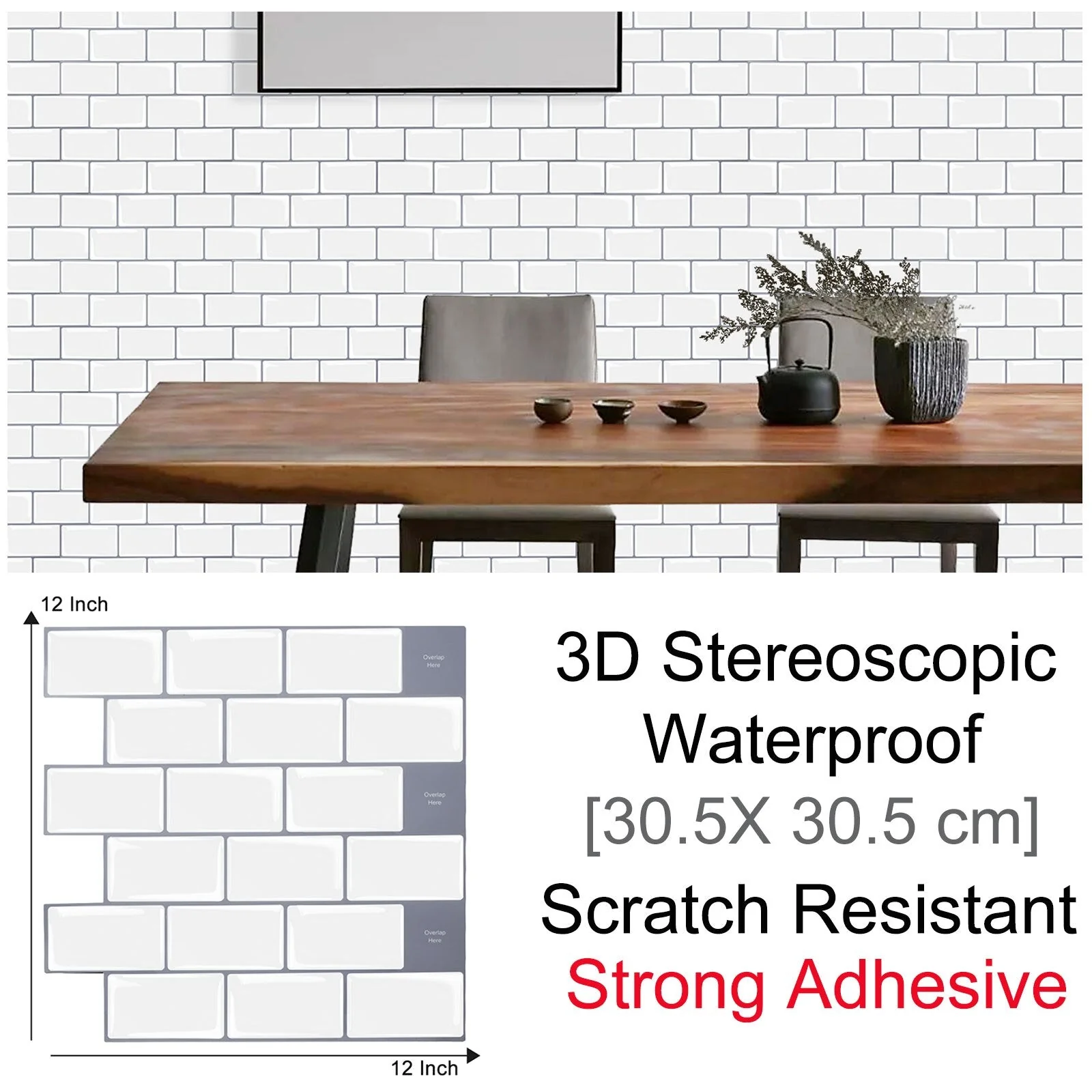 3D Self-Adhesive Hexagonal Wall Stickers - Image 7