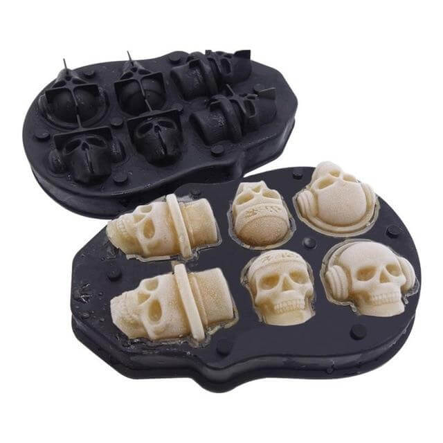 3D Skull Large Ice Cube Tray - Image 3