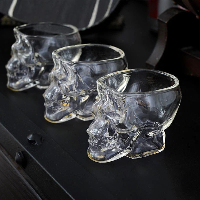 3D Transparent Skull Crystal Mug - Image 3
