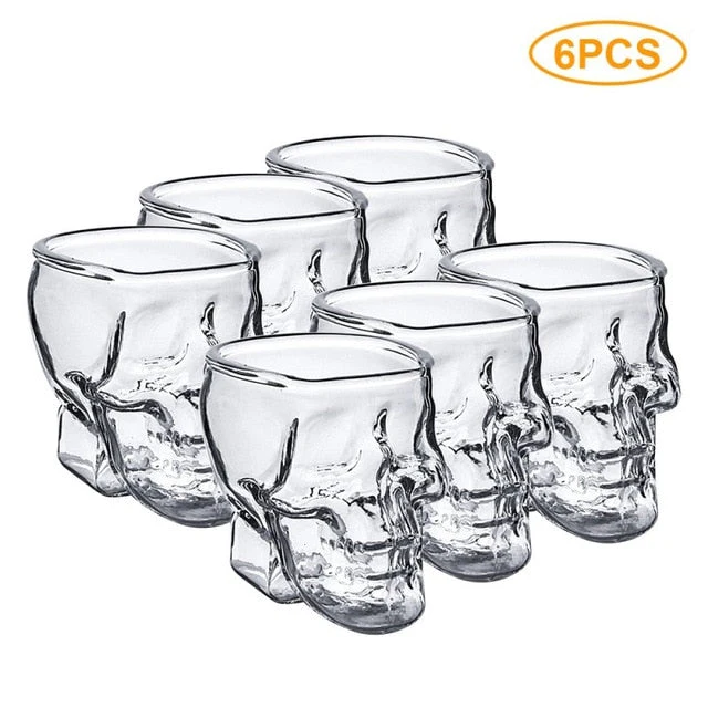 3D Transparent Skull Crystal Mug - Image 5