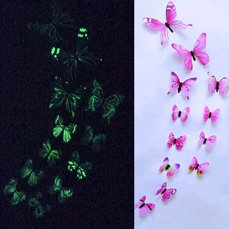 3D Wall Art Magical Luminous Butterfly - Image 3